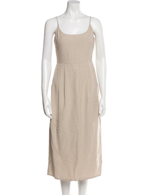 Jenni Kayne Scoop Neck Midi Length Dress