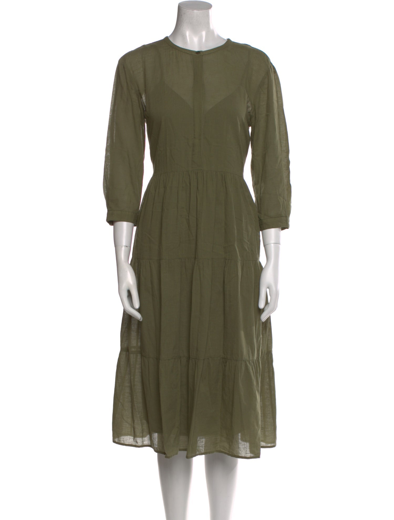 Jenni Kayne Crew Neck Midi Length Dress