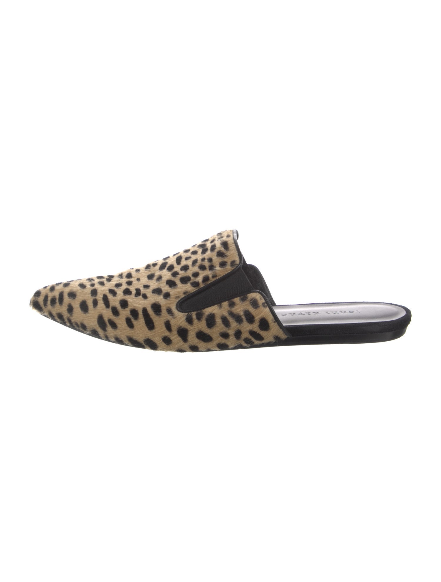 Jenni Kayne Ponyhair Animal Print Mules