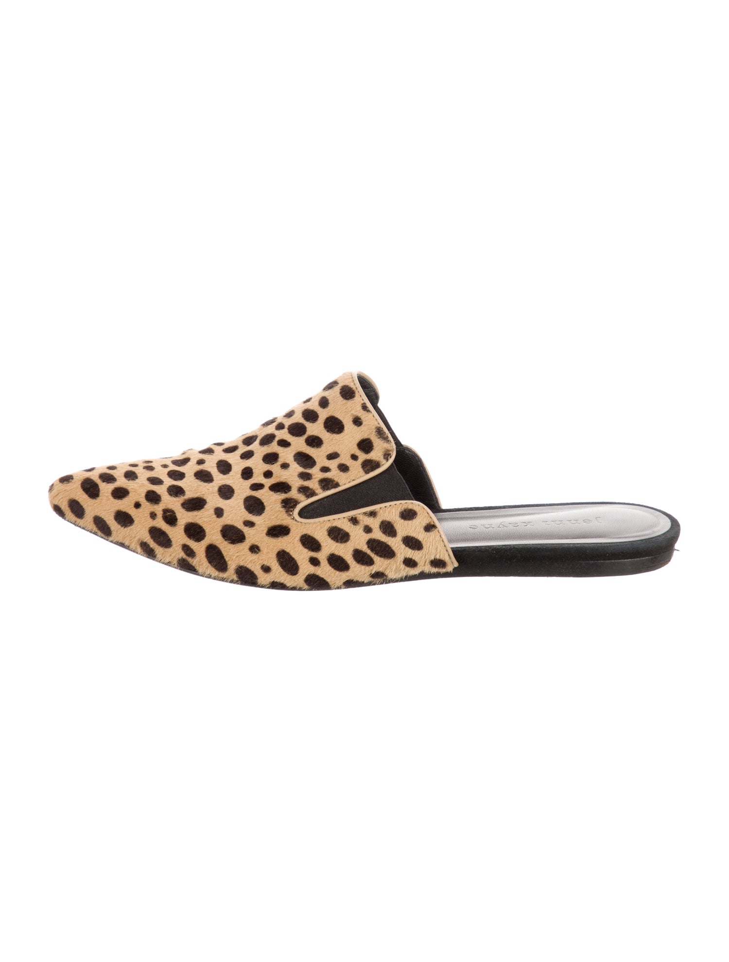 Jenni Kayne Ponyhair Animal Print Mules