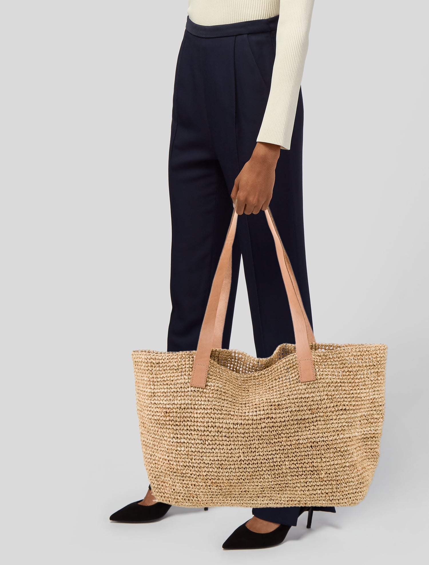 Jenni Kayne Raffia Tote