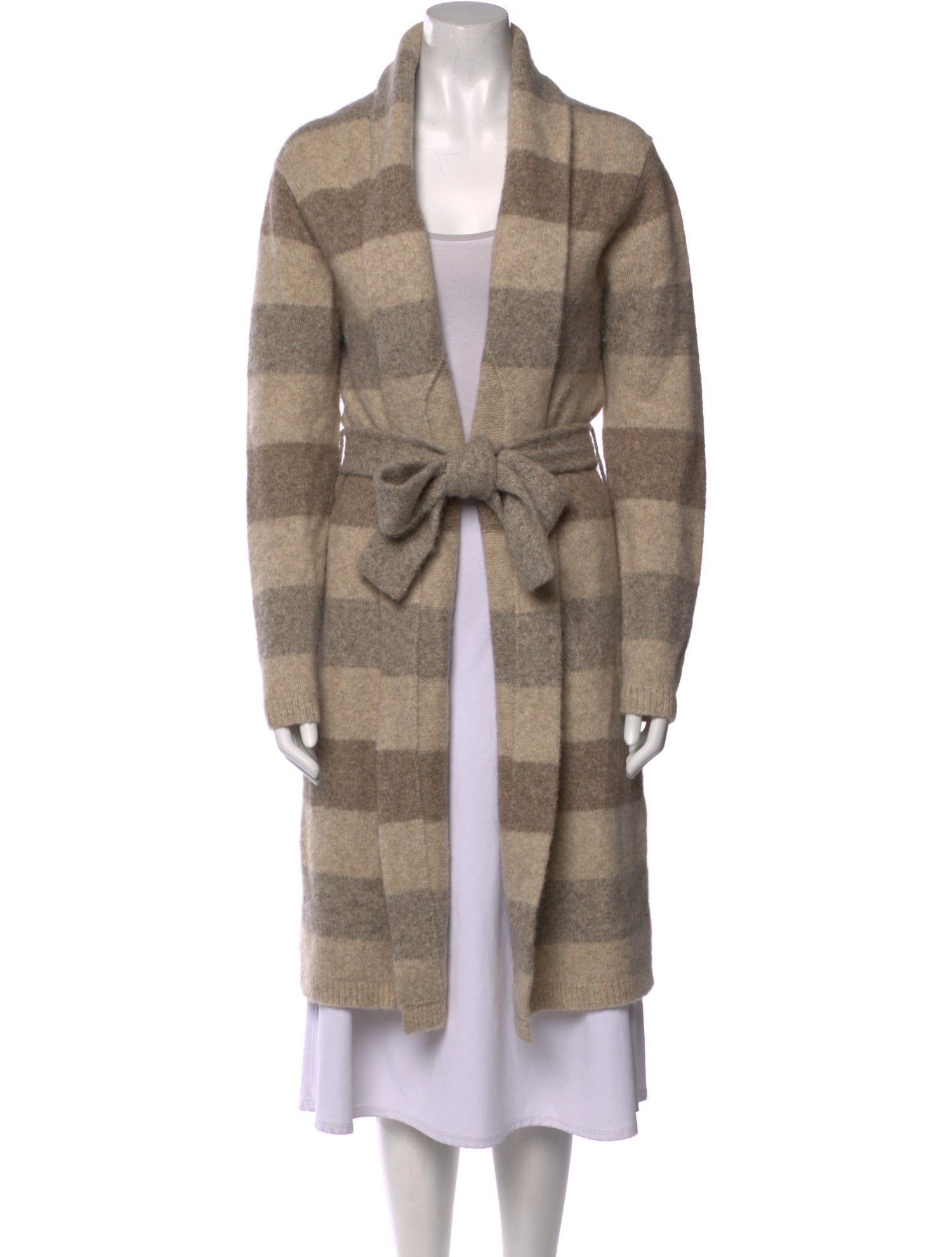 Jenni Kayne Striped Open Front Sweater