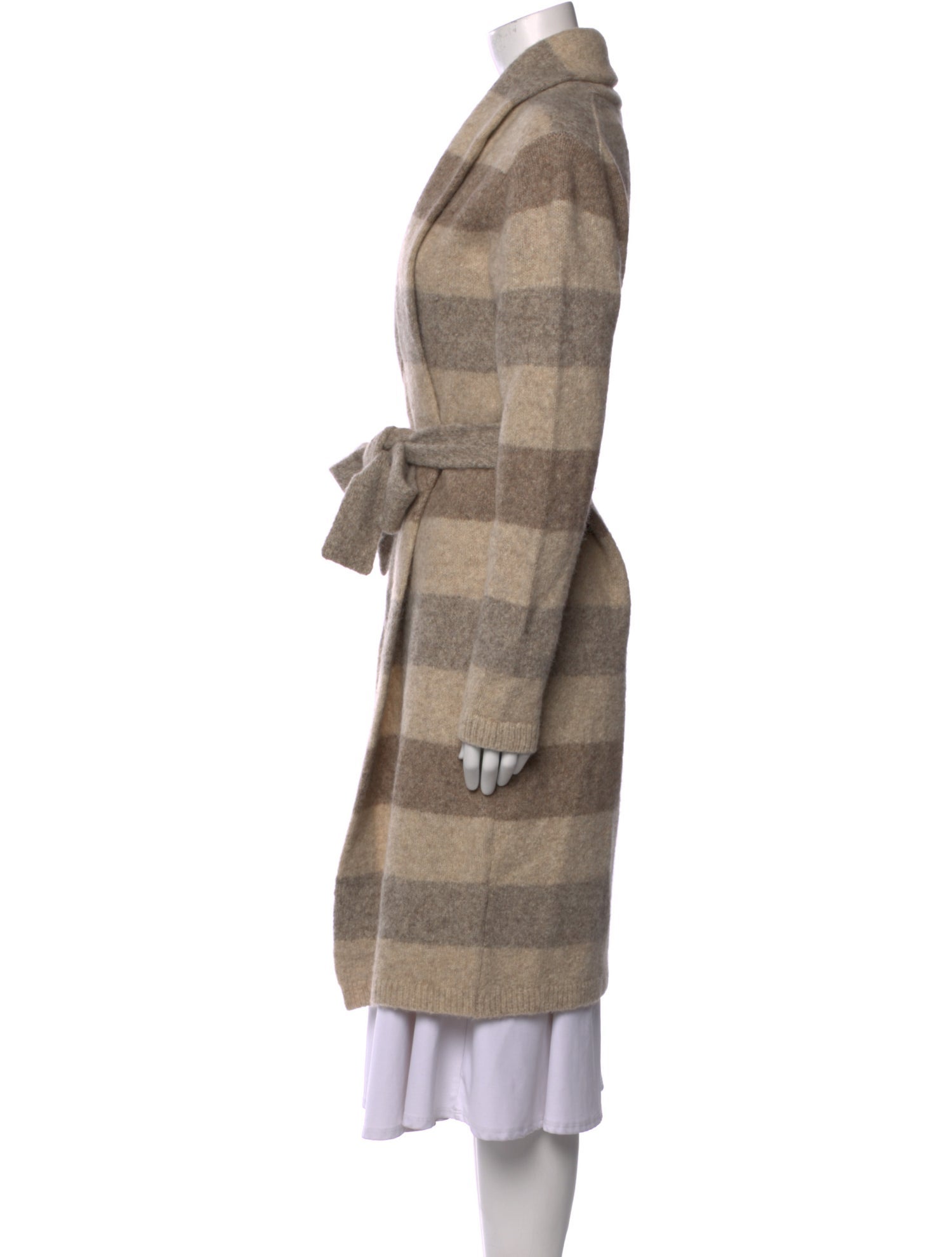 Jenni Kayne Striped Open Front Sweater