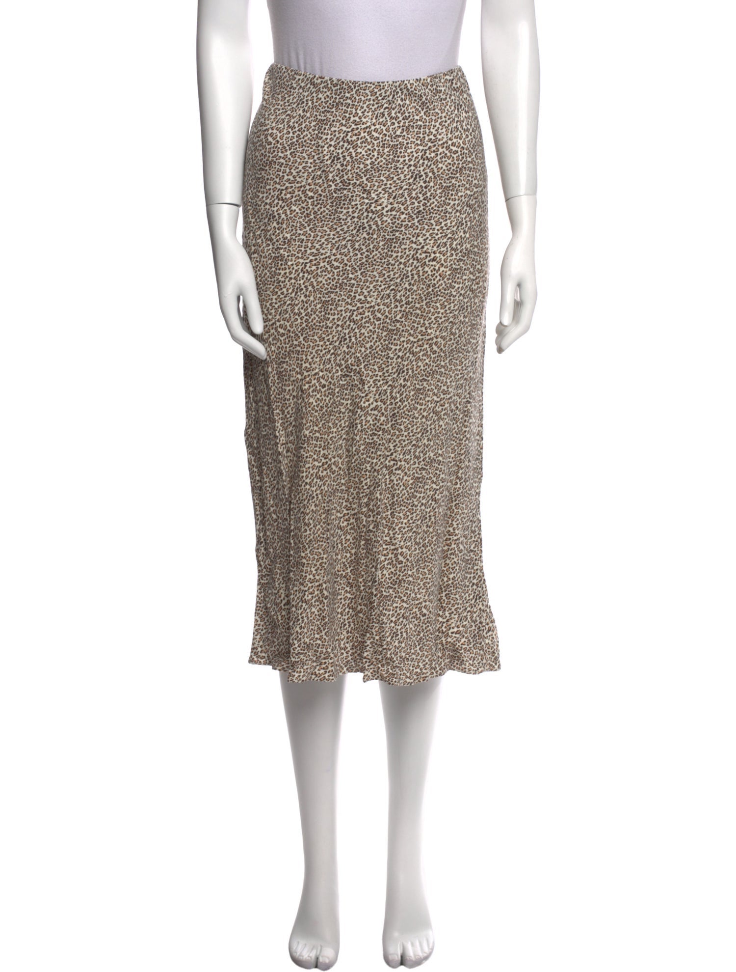 Jenni Kayne Animal Print Midi Length Skirt