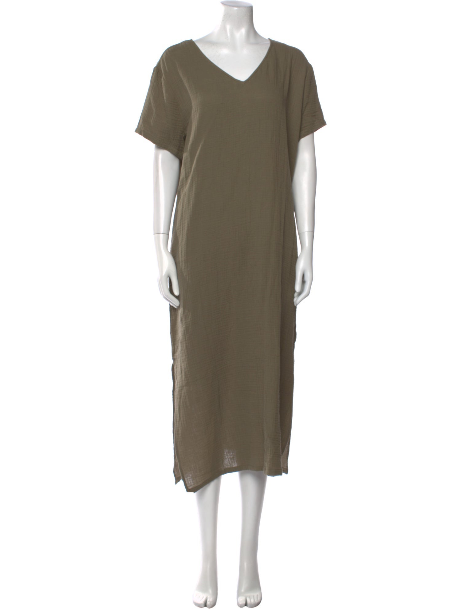 Jenni Kayne V-Neck Midi Length Dress