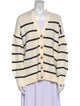 Jenni Kayne Striped V-Neck Sweater
