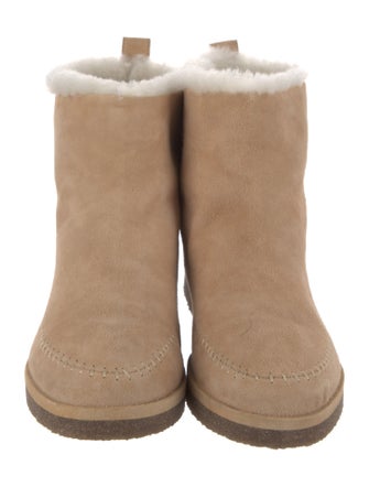 Jenni Kayne Suede Whipstitch Trim Boots