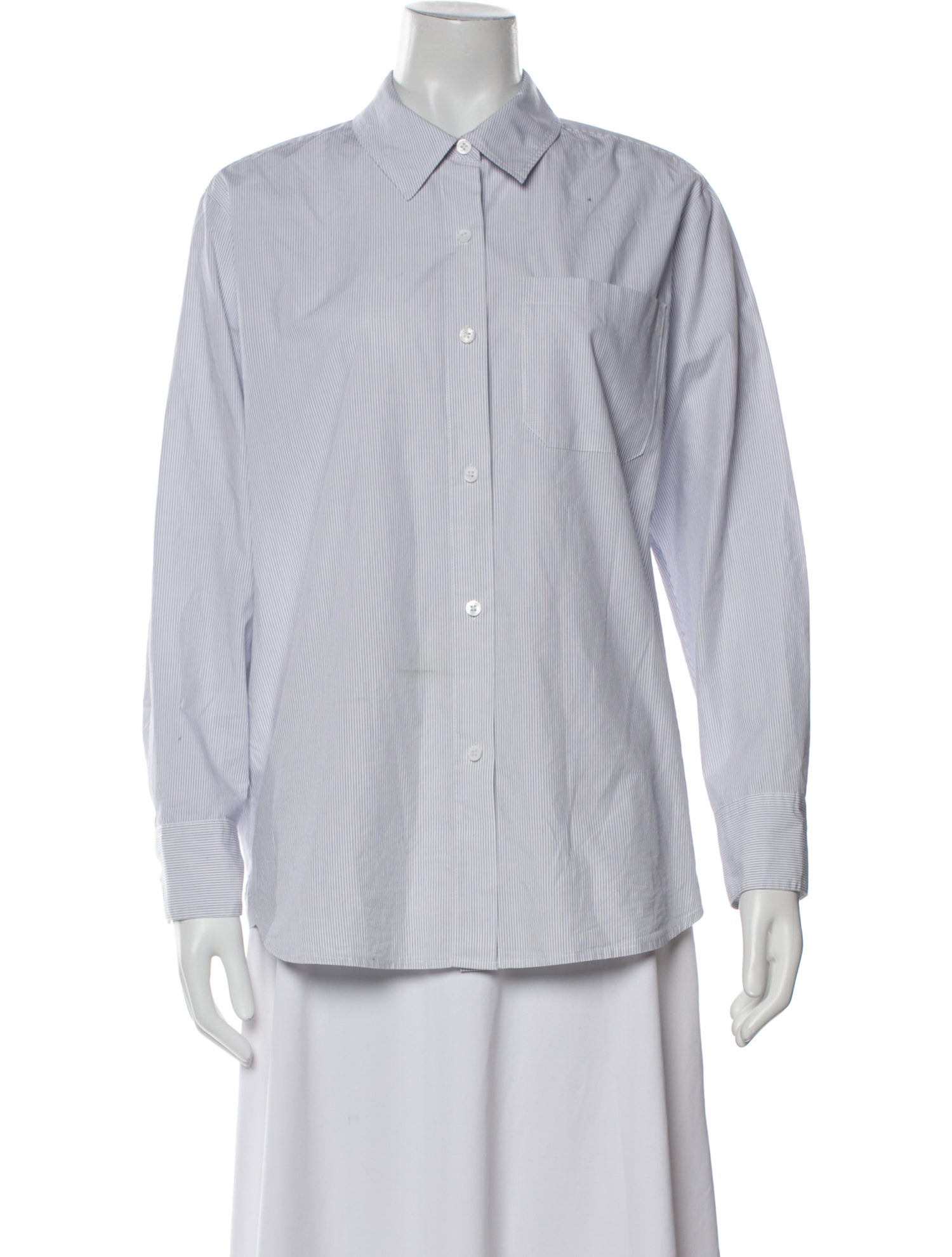 Jenni Kayne Striped Long Sleeve Button-Up Top