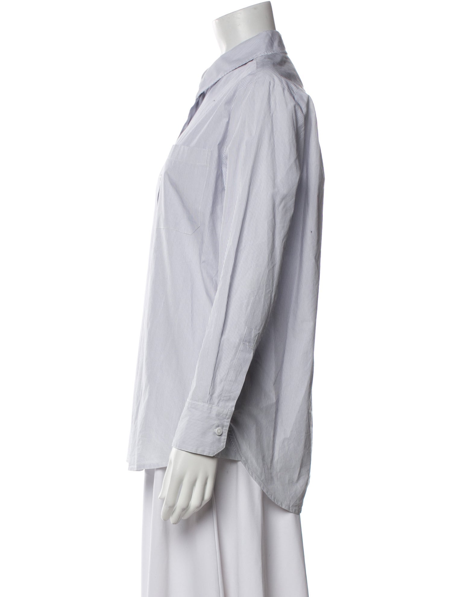 Jenni Kayne Striped Long Sleeve Button-Up Top