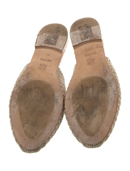 Jenni Kayne Straw Whipstitch Trim Mules