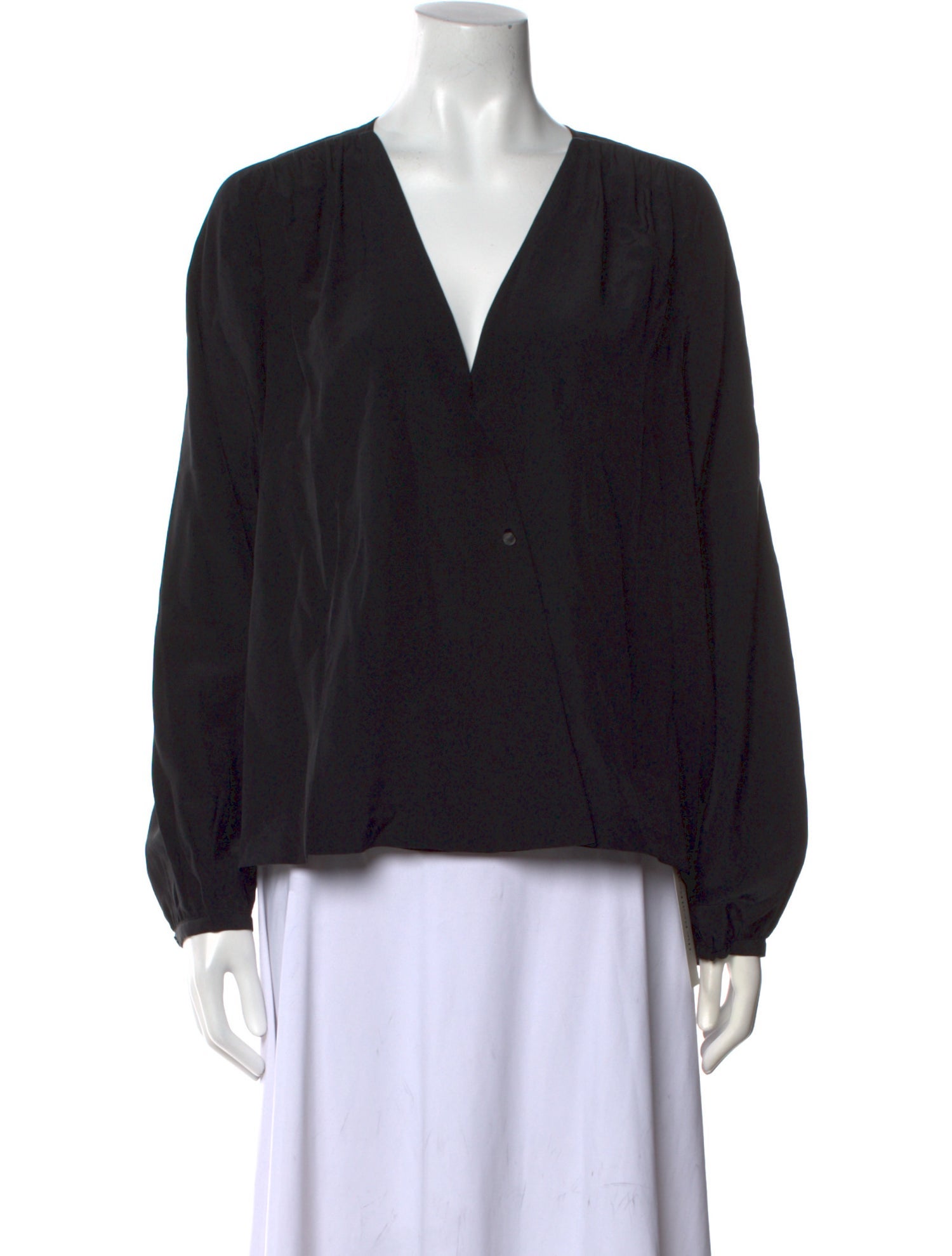 Jenni Kayne Silk V-Neck Blouse