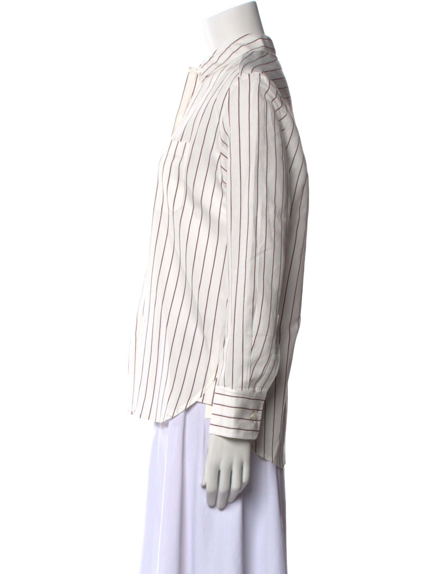 Jenni Kayne Striped Long Sleeve Button-Up Top