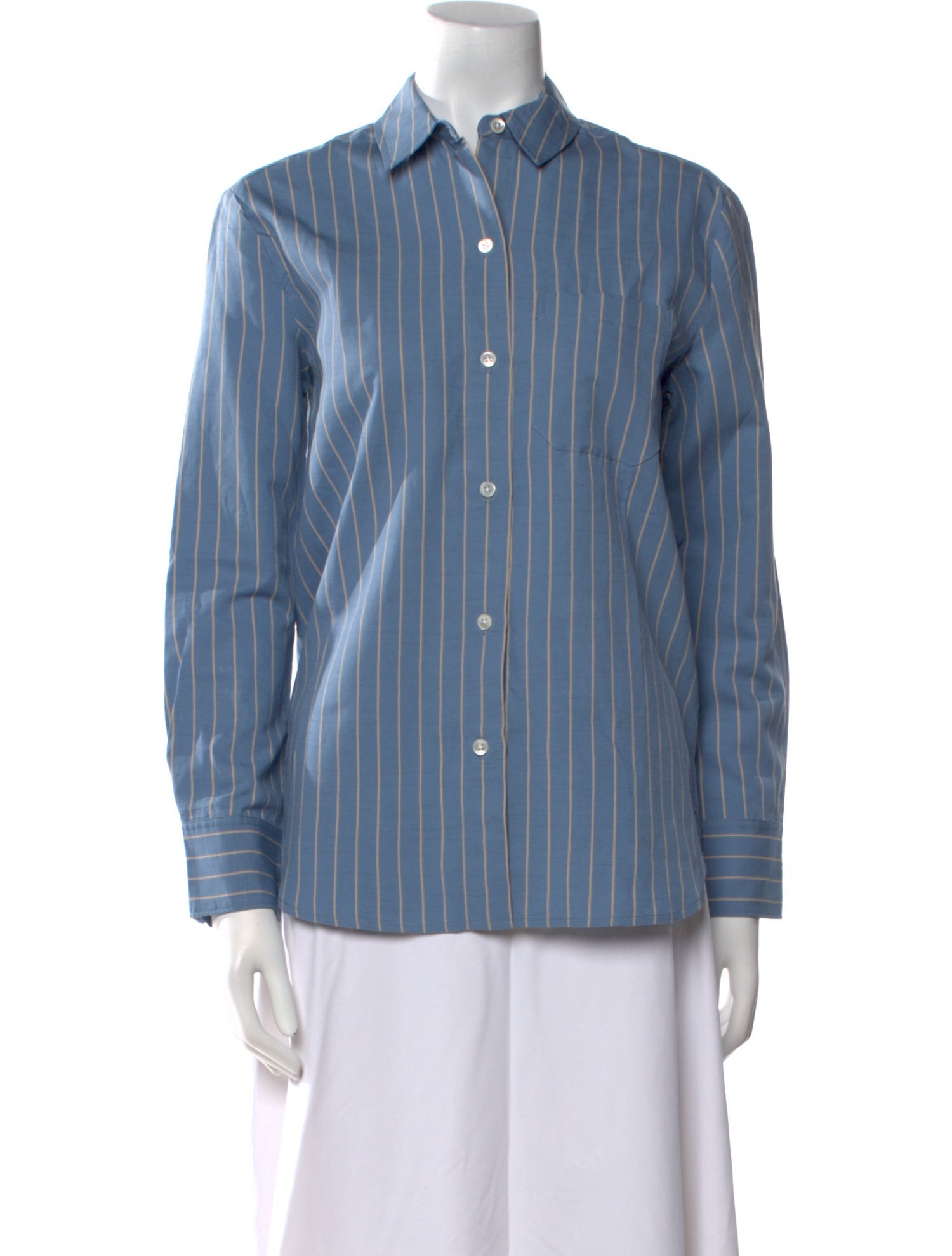 Jenni Kayne Striped Long Sleeve Button-Up Top