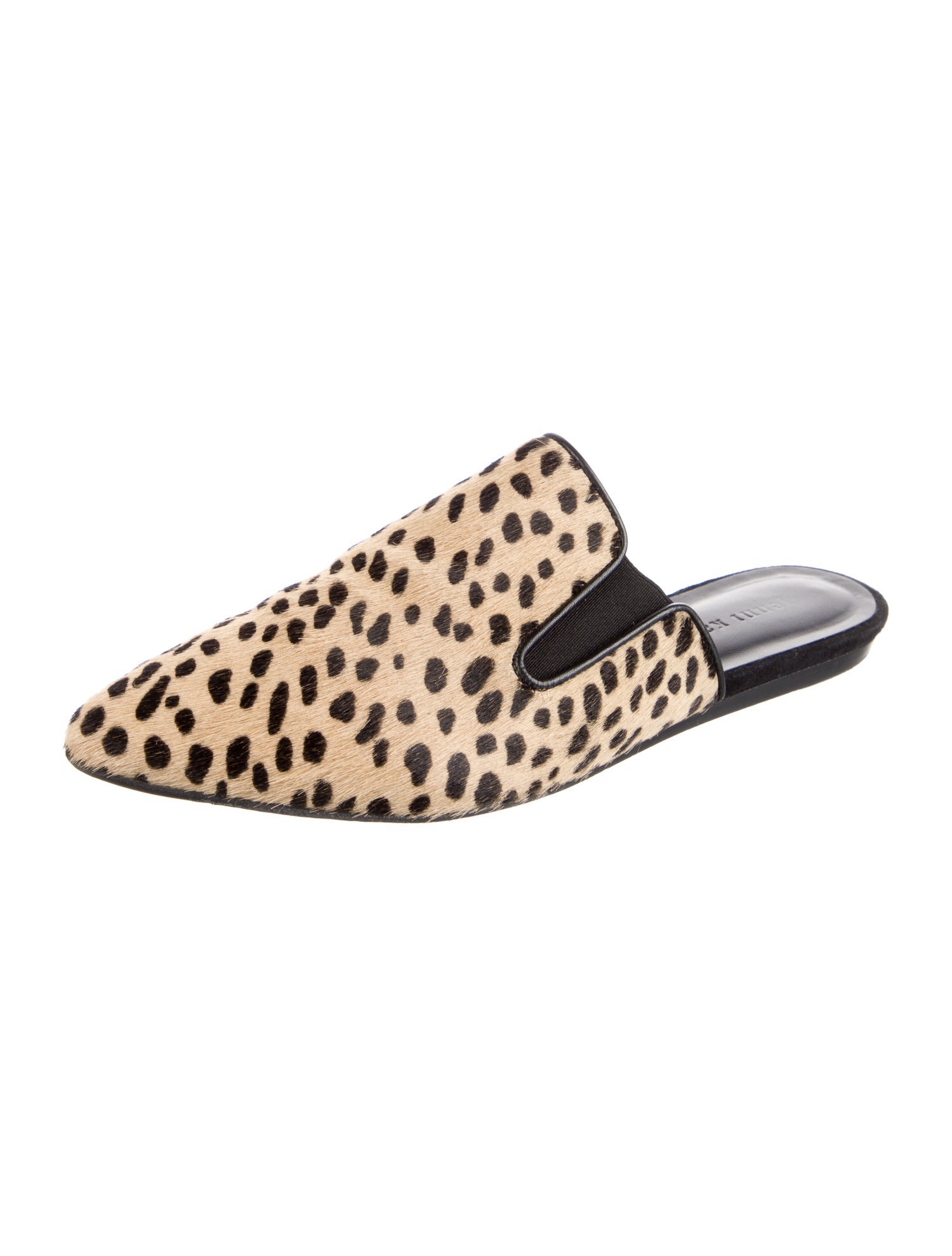 Jenni Kayne Ponyhair Animal Print Mules
