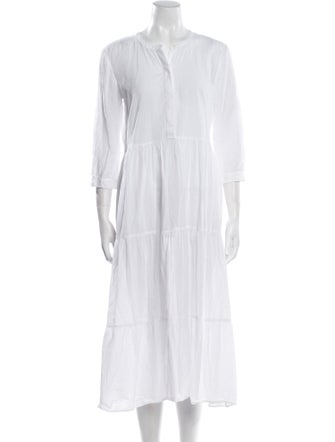 Jenni Kayne Crew Neck Midi Length Dress