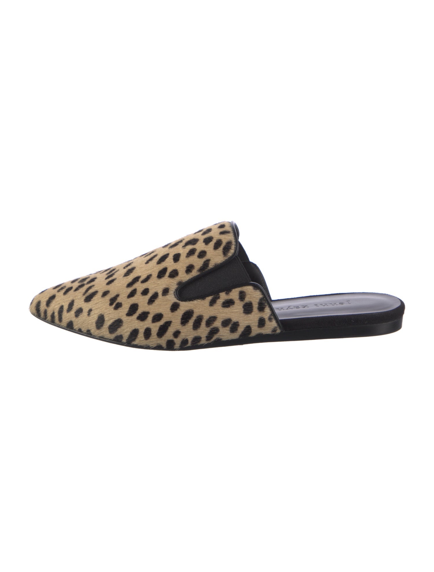 Jenni Kayne Ponyhair Animal Print Mules