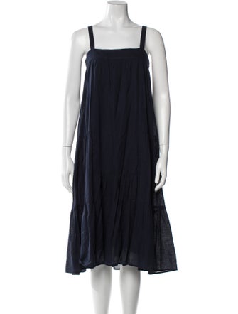 Jenni Kayne Square Neckline Midi Length Dress