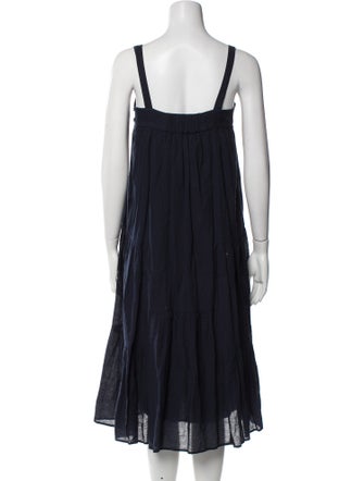 Jenni Kayne Square Neckline Midi Length Dress