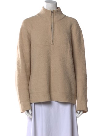 Jenni Kayne Merino Wool Mock Neck Sweater