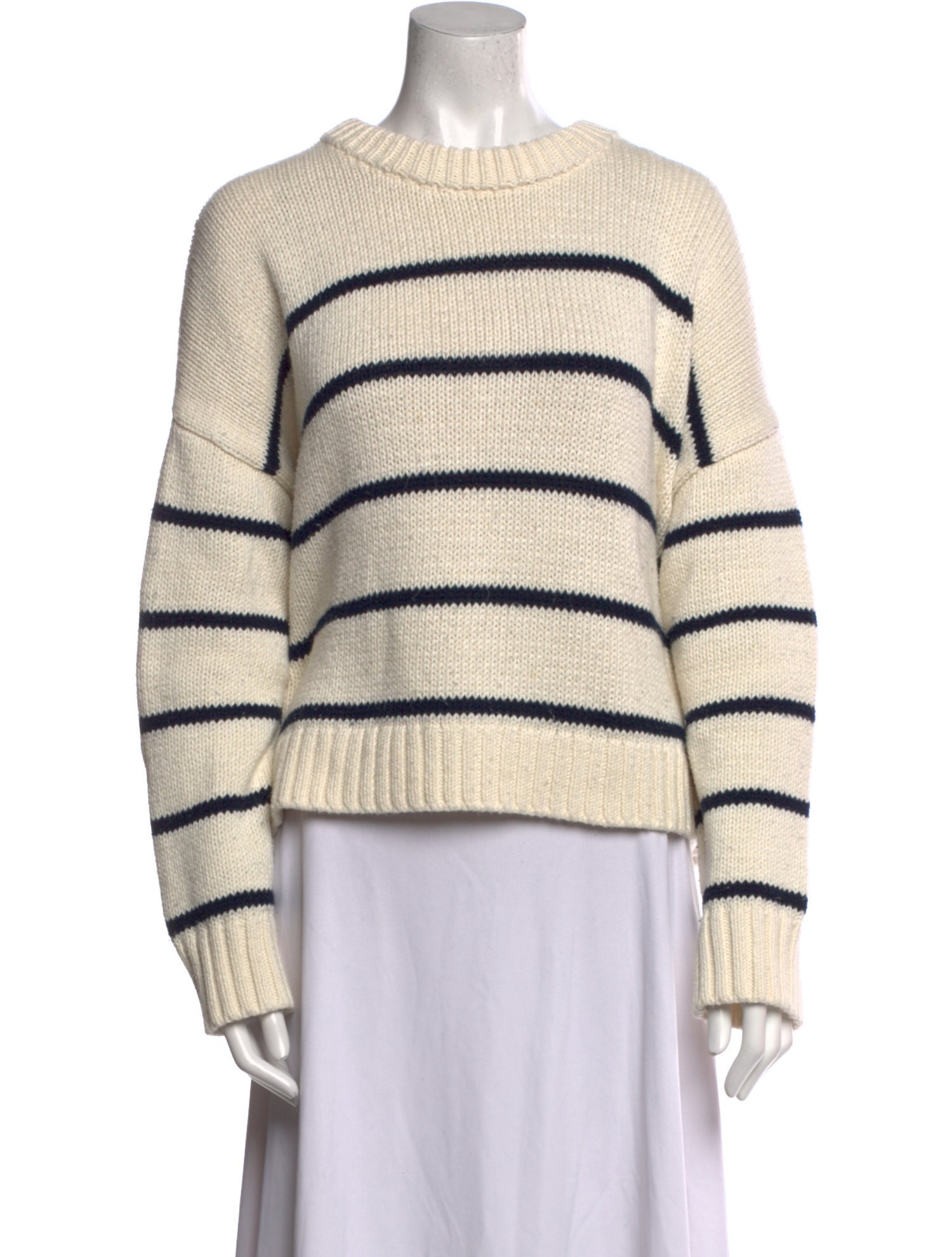 Jenni Kayne Striped Crew Neck Sweater