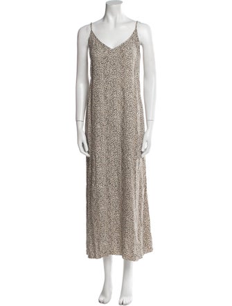 Jenni Kayne Animal Print Long Dress