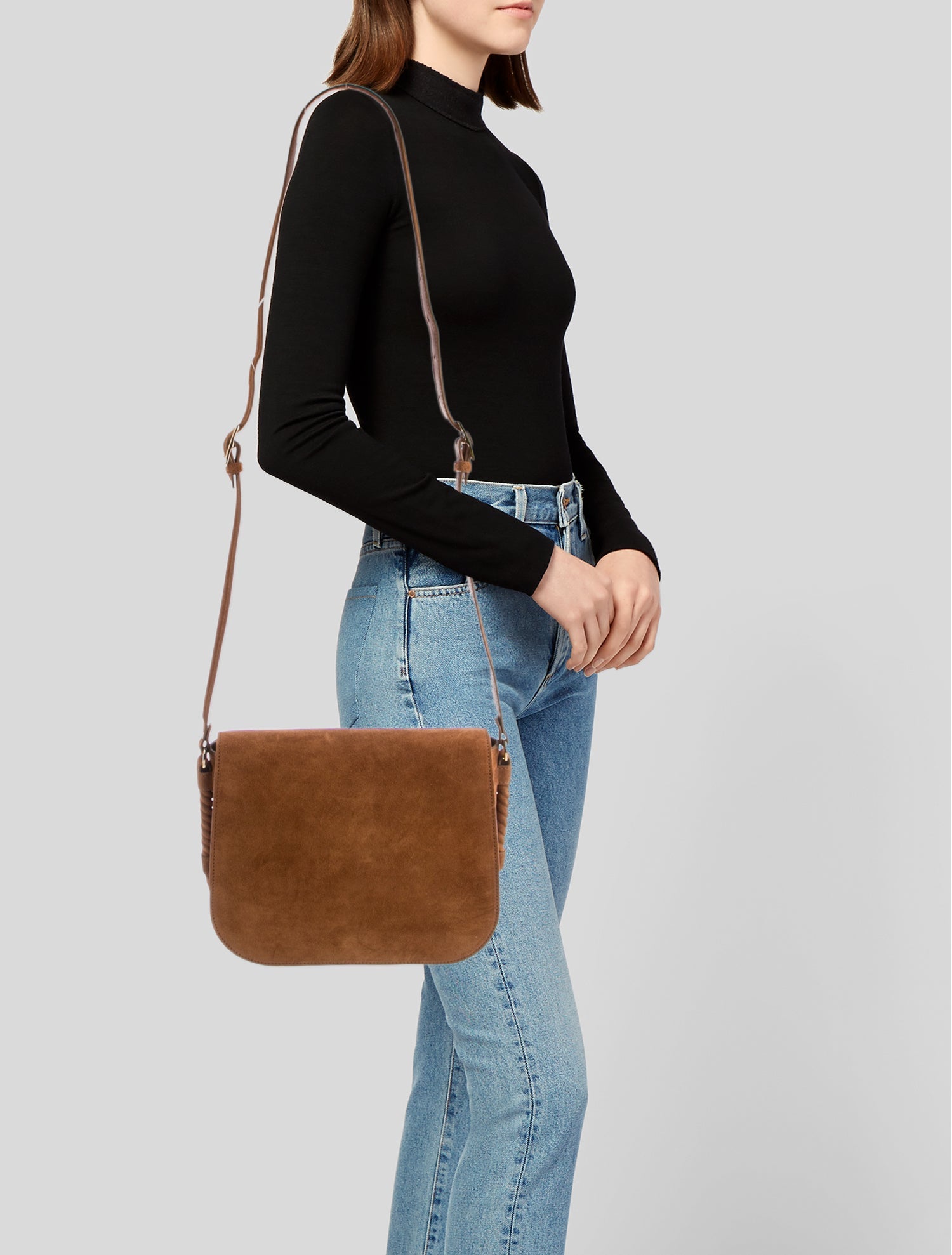 Jenni Kayne Suede Messenger Bag