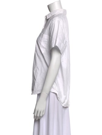 Jenni Kayne Short Sleeve Button-Up Top