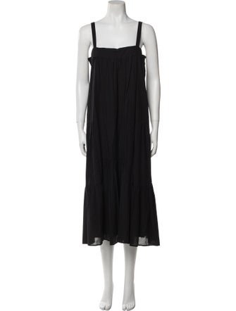 Jenni Kayne Square Neckline Midi Length Dress