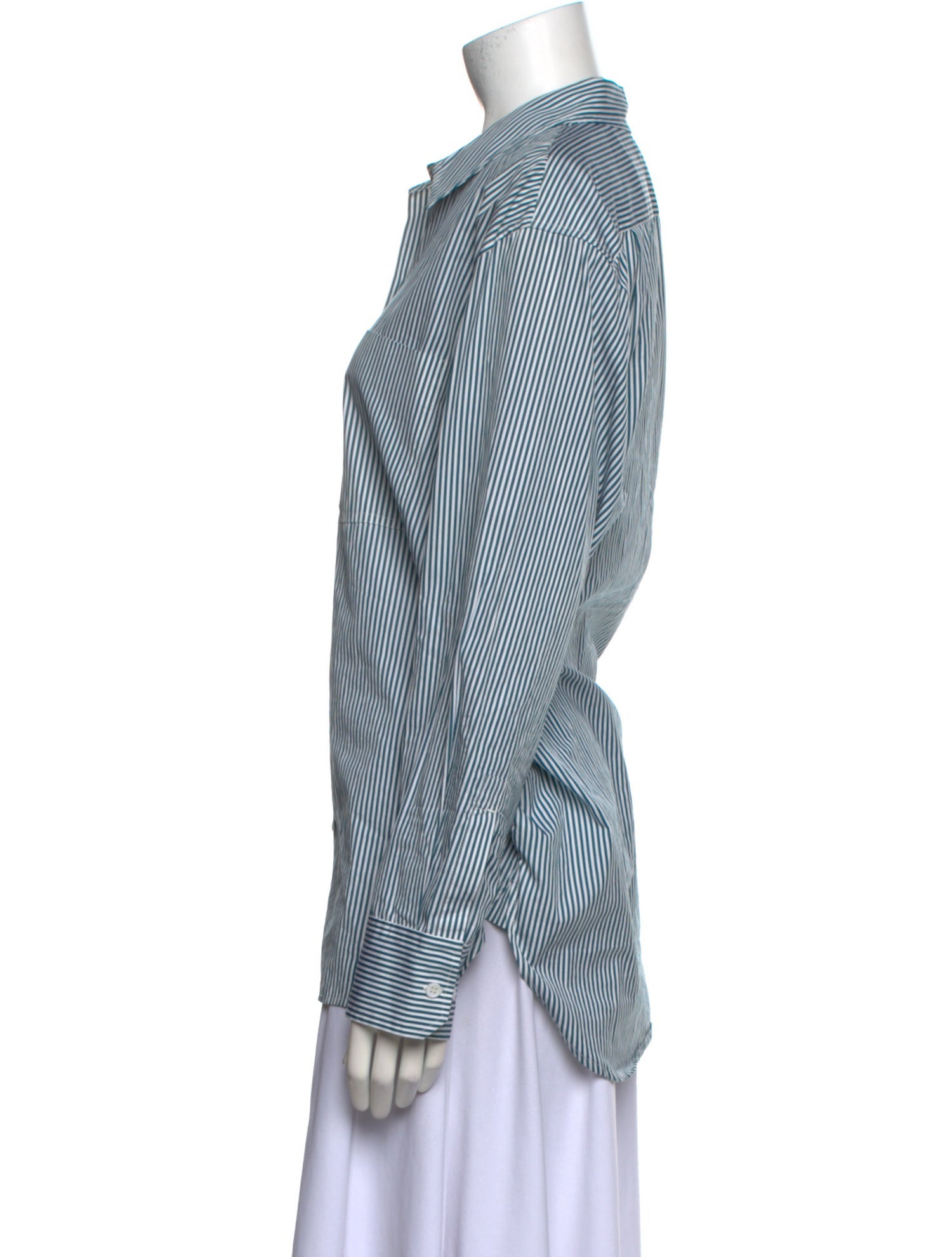 Jenni Kayne Striped Long Sleeve Button-Up Top