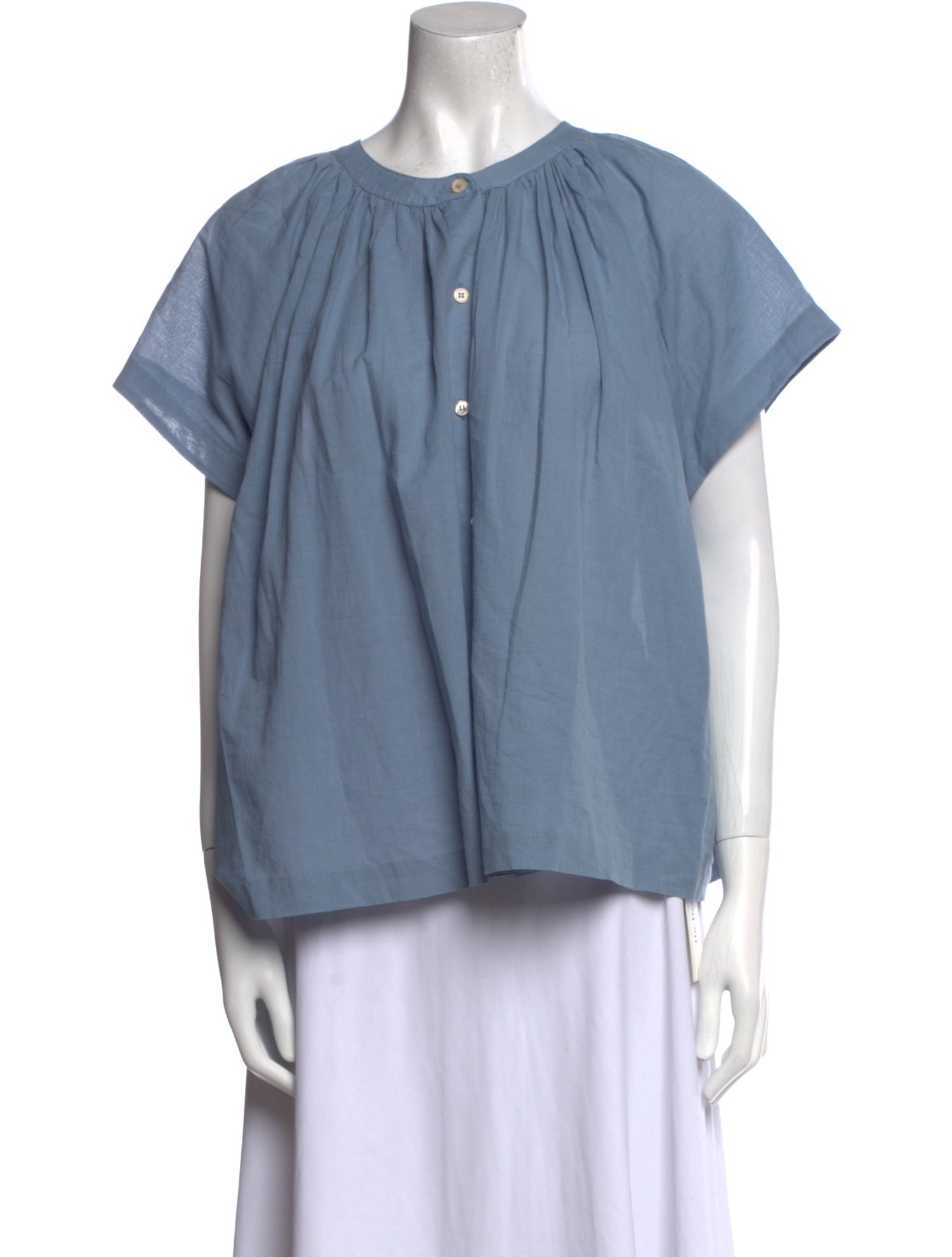 Jenni Kayne Crew Neck Short Sleeve Blouse