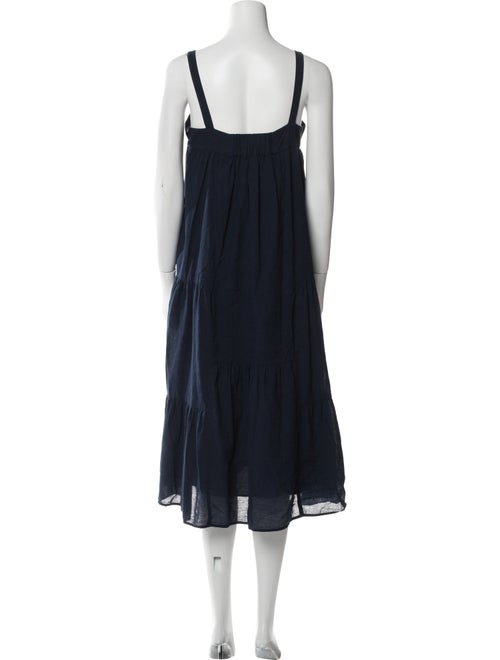 Jenni Kayne Square Neckline Midi Length Dress