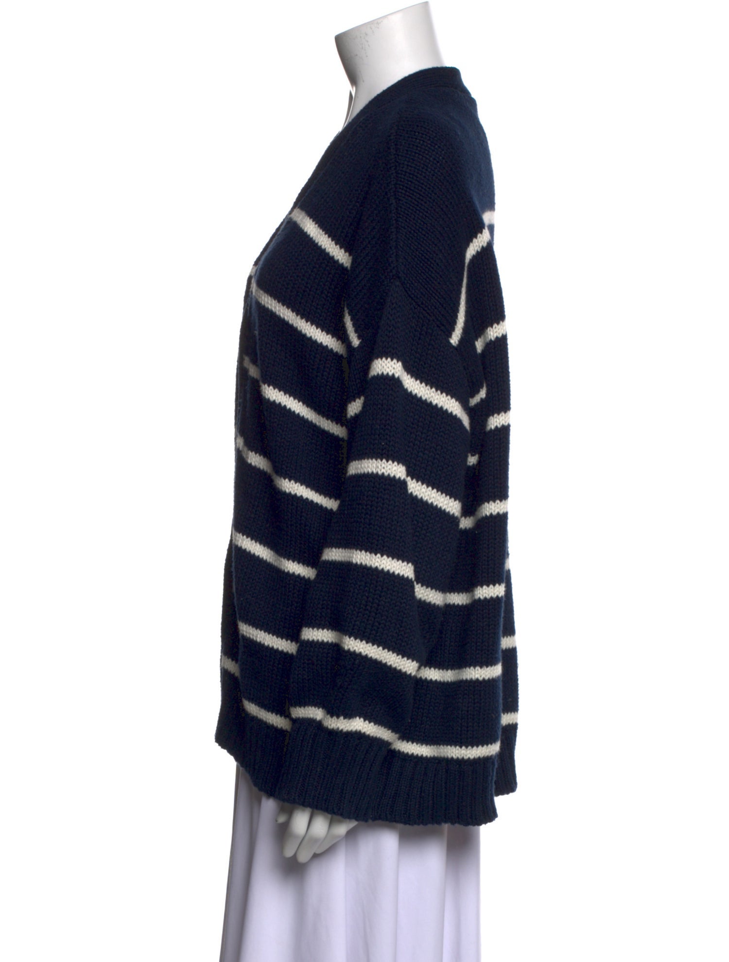 Jenni Kayne Striped V-Neck Sweater