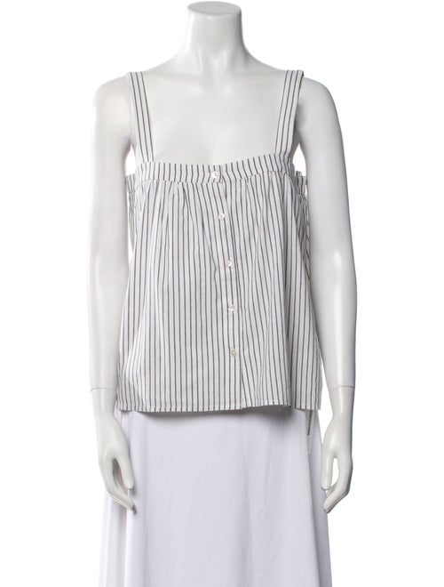 Jenni Kayne Striped Square Neckline Top