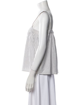 Jenni Kayne Striped Square Neckline Top