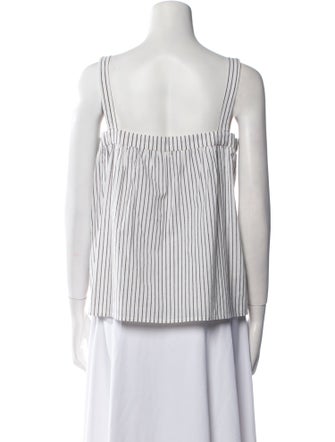 Jenni Kayne Striped Square Neckline Top