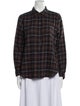 Jenni Kayne Plaid Print Long Sleeve Button-Up Top