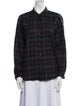 Jenni Kayne Plaid Print Long Sleeve Button-Up Top
