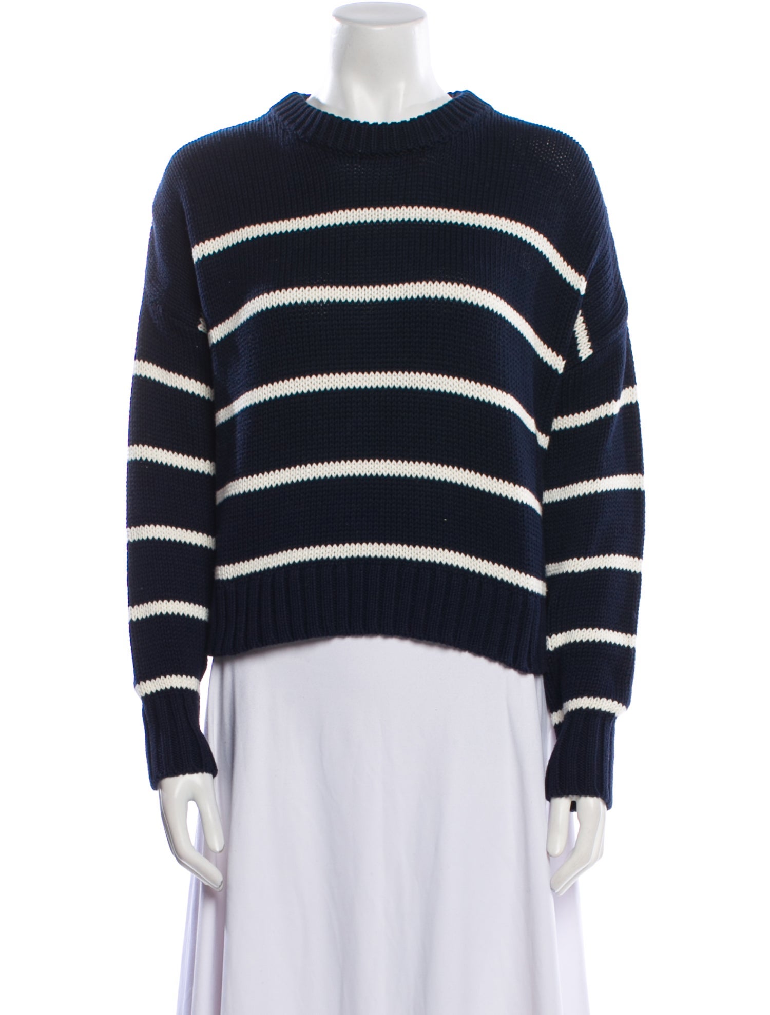 Jenni Kayne Striped Crew Neck Sweater