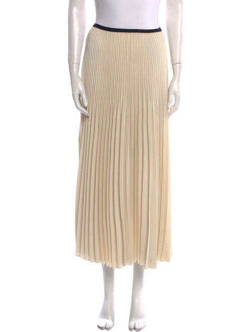 Jenni Kayne Pleated Accents Midi Length Skirt