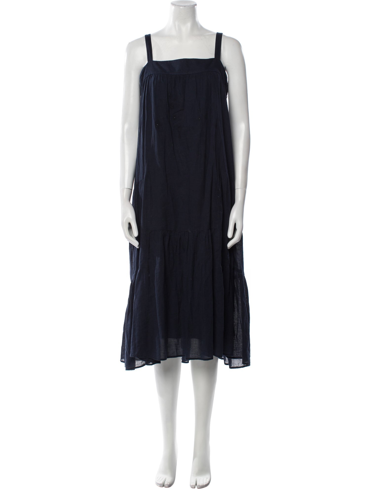 Jenni Kayne Square Neckline Midi Length Dress