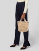Jenni Kayne Raffia Top Handle Bag