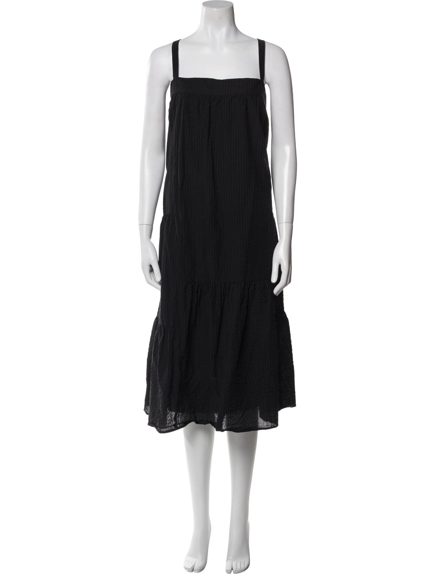 Jenni Kayne Square Neckline Midi Length Dress