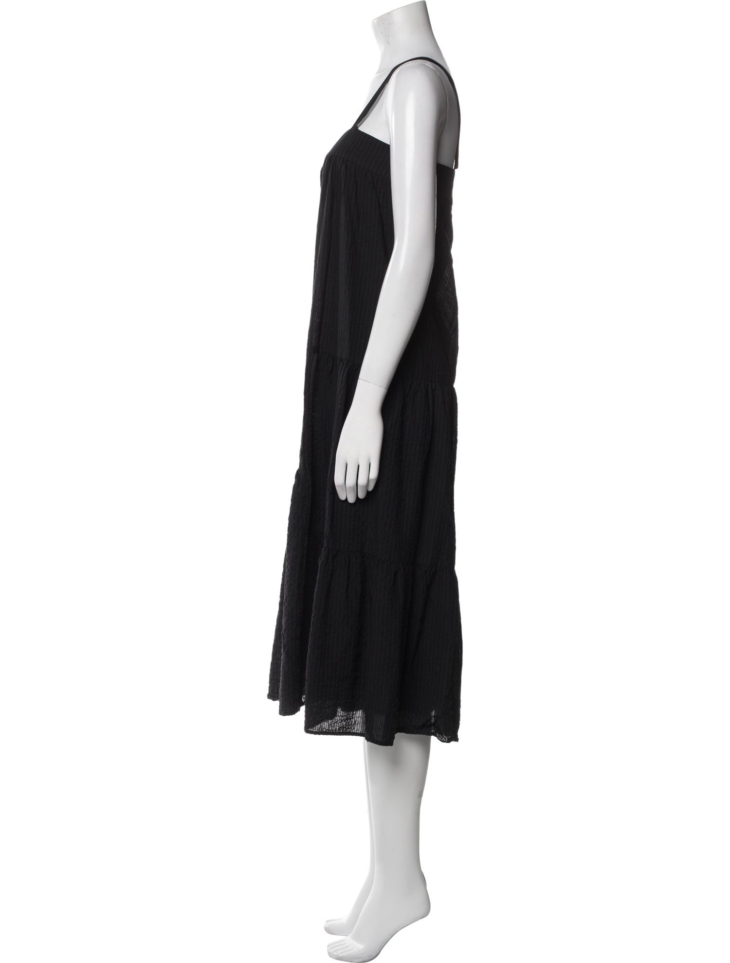 Jenni Kayne Square Neckline Midi Length Dress