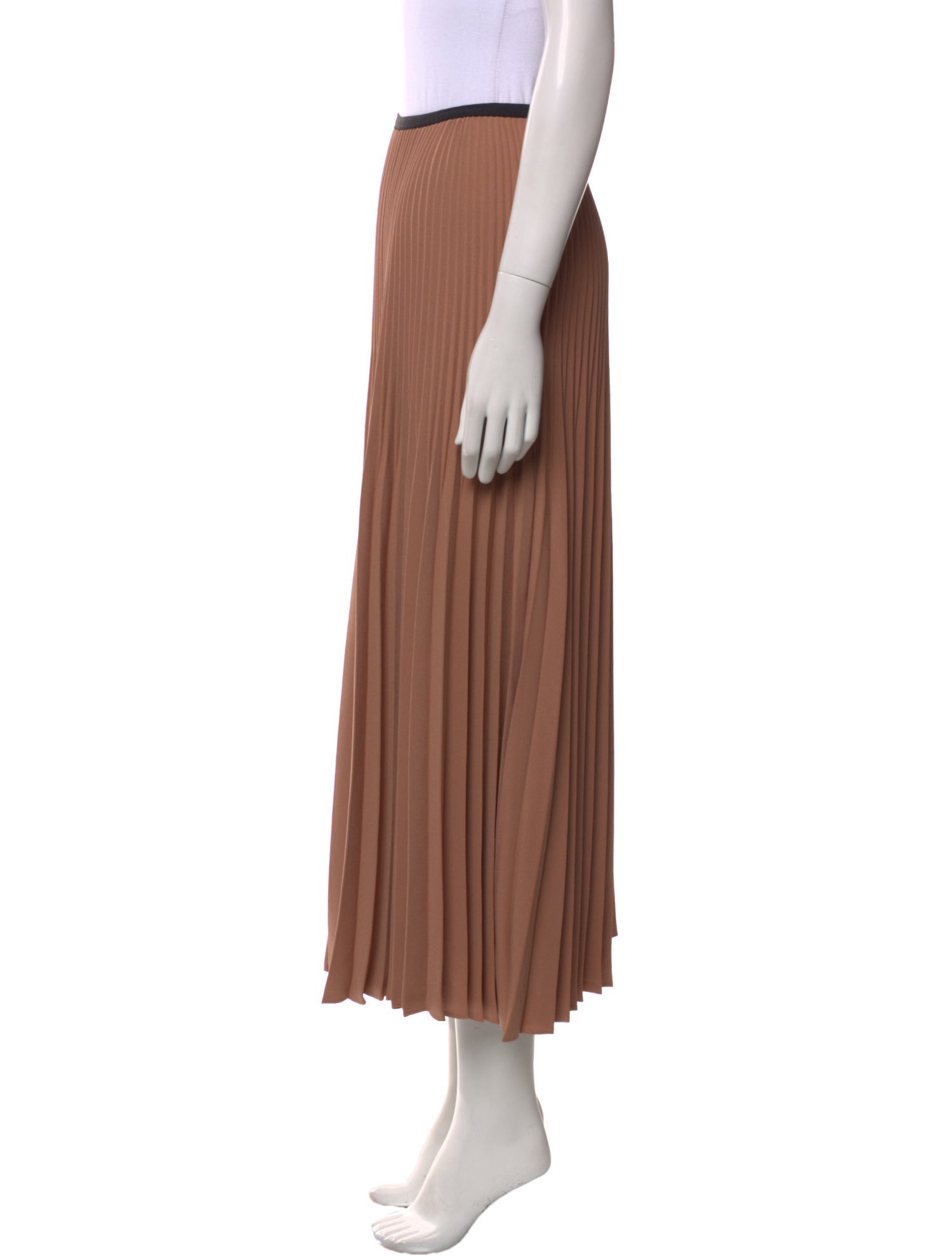 Jenni Kayne Pleated Accents Midi Length Skirt
