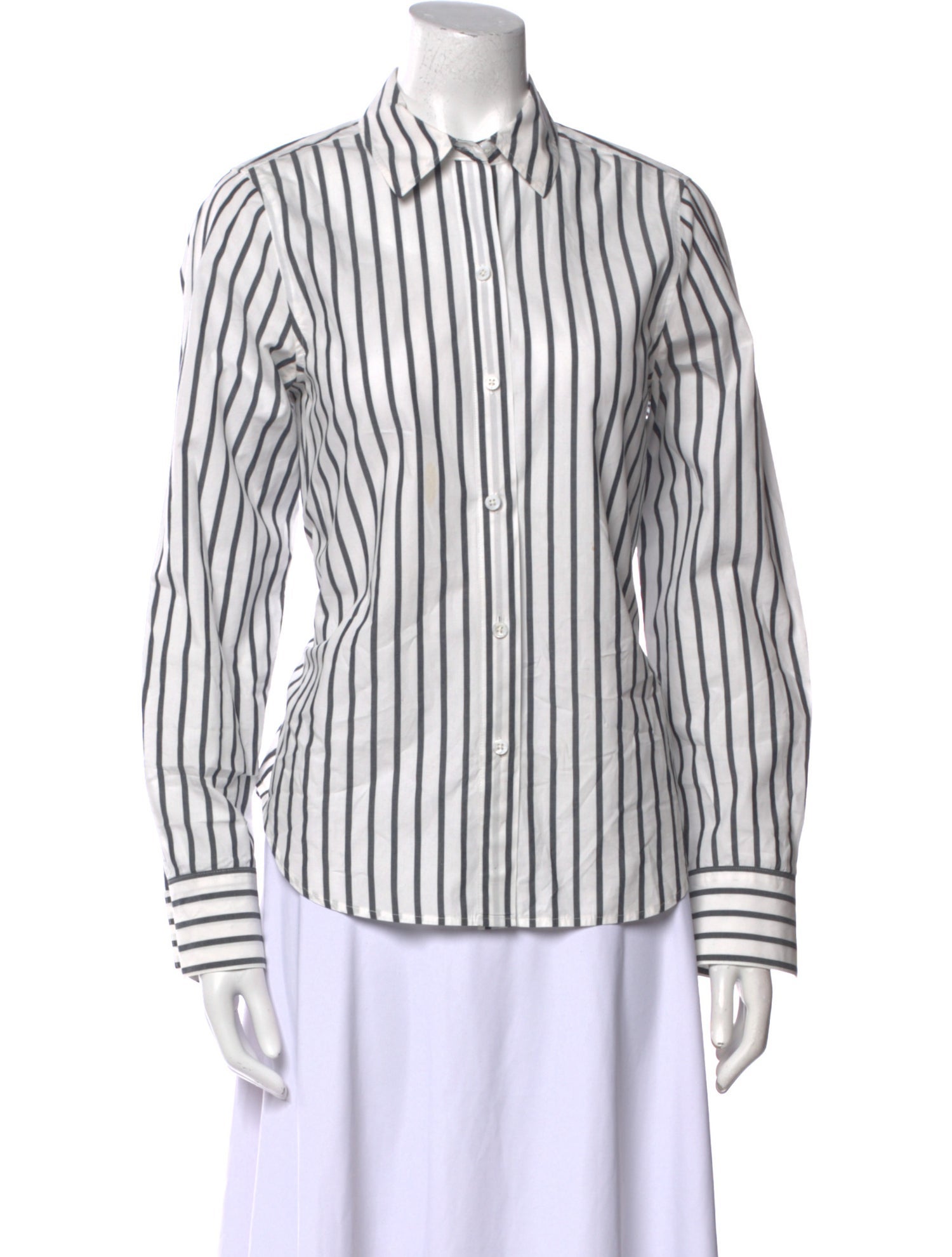 Jenni Kayne Striped Long Sleeve Button-Up Top