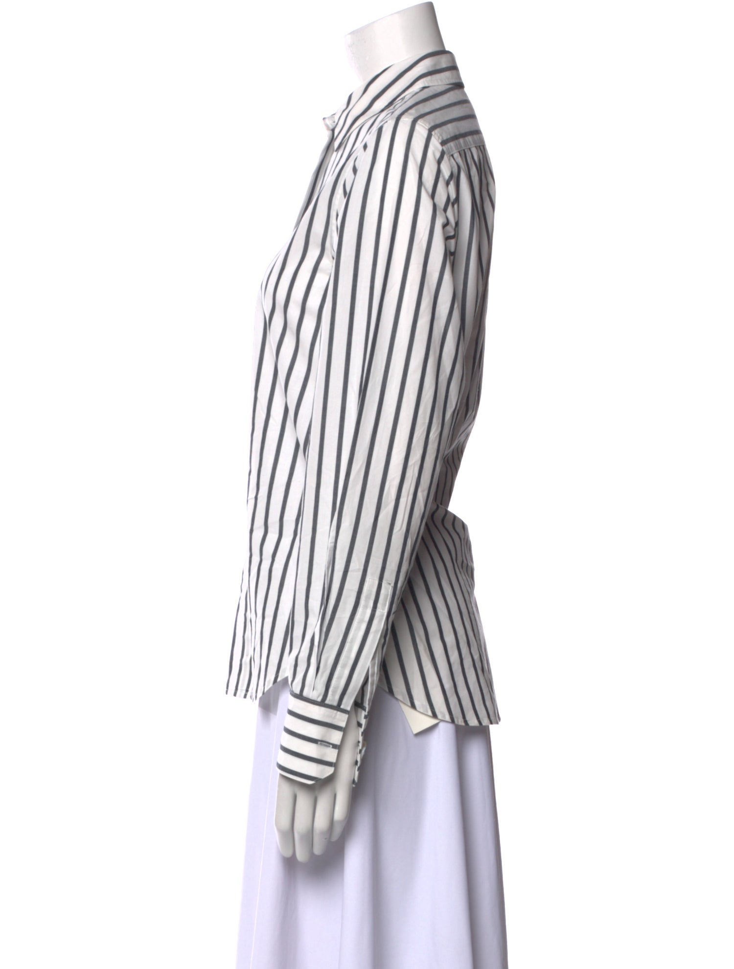 Jenni Kayne Striped Long Sleeve Button-Up Top