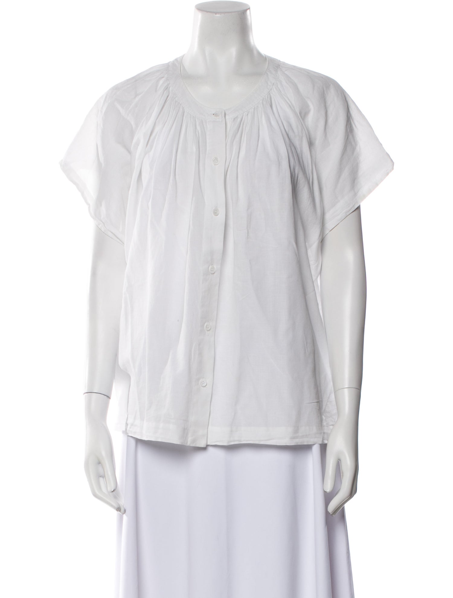 Jenni Kayne Scoop Neck Short Sleeve Polo