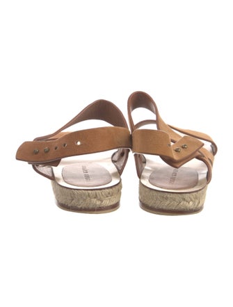 Jenni Kayne Suede T-Strap Sandals