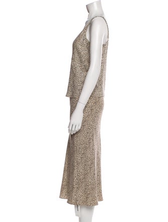 Jenni Kayne Animal Print Skirt Set