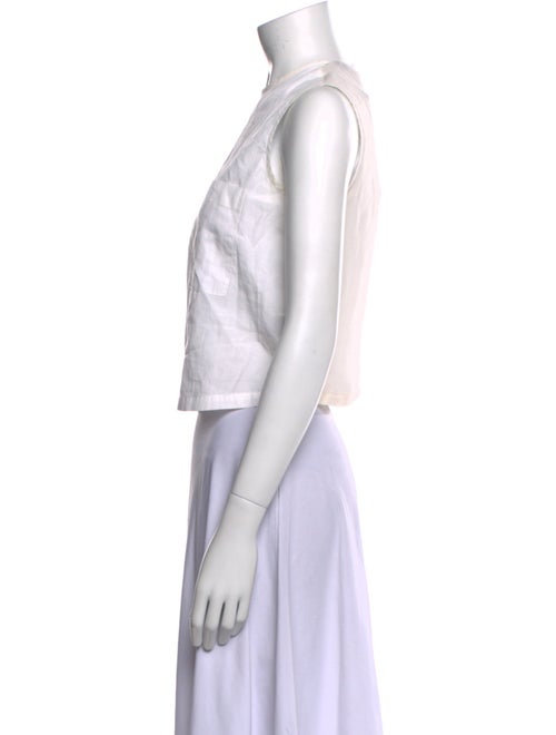 Jenni Kayne Silk Crew Neck Crop Top